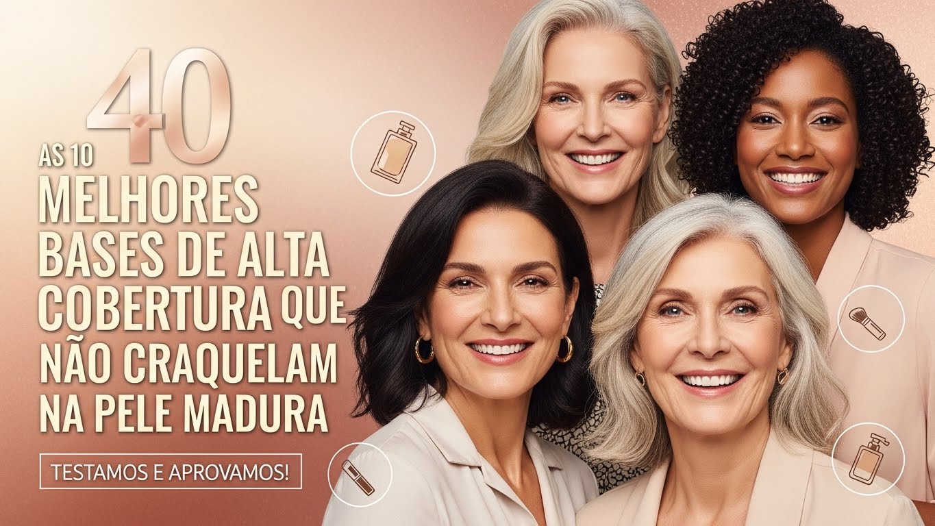 As 10 Melhores Bases de Alta Cobertura que Não Craquelam em Peles Maduras