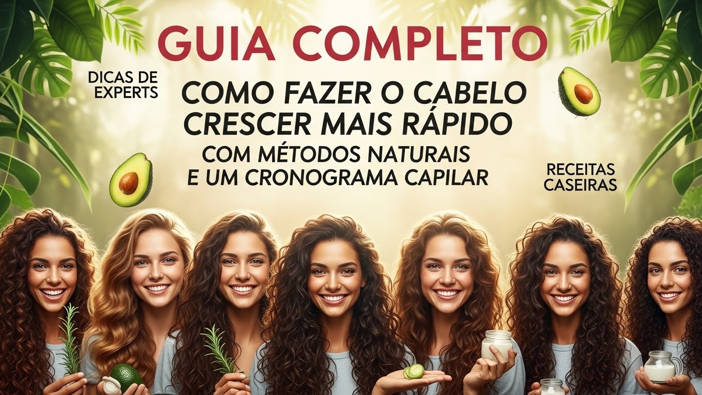 Guia Completo: Como Fazer o Cabelo Crescer Mais Rápido com Métodos Naturais e Cronograma Capilar