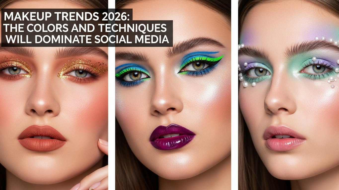 Tendências de Maquiagem 2026: As Cores e Técnicas que Vão Dominar as Redes Sociais