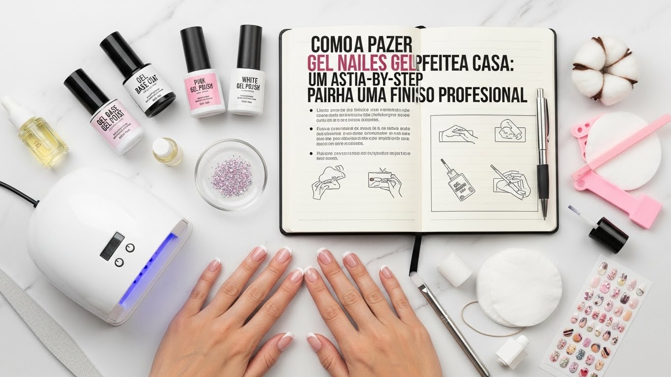 Como Fazer Unhas de Gel Perfeitas em Casa: Guia Passo a Passo para um Acabamento Profissional