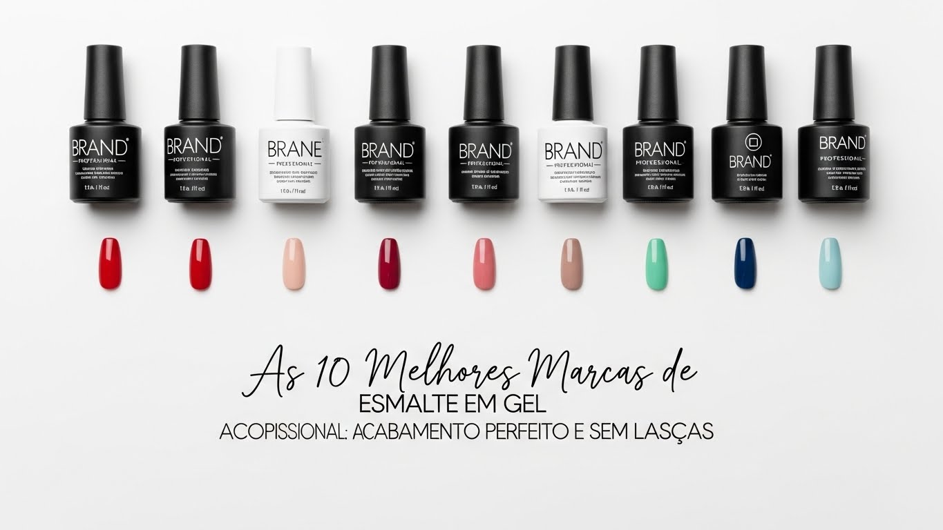 As 10 Melhores Marcas de Verniz de Gel Profissional: Acabamento Perfeito e Sem Lascas