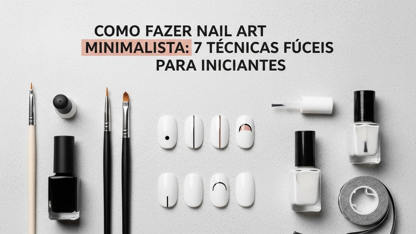 Como Fazer Nail Art Minimalista: 7 Técnicas Fáceis para Iniciantes