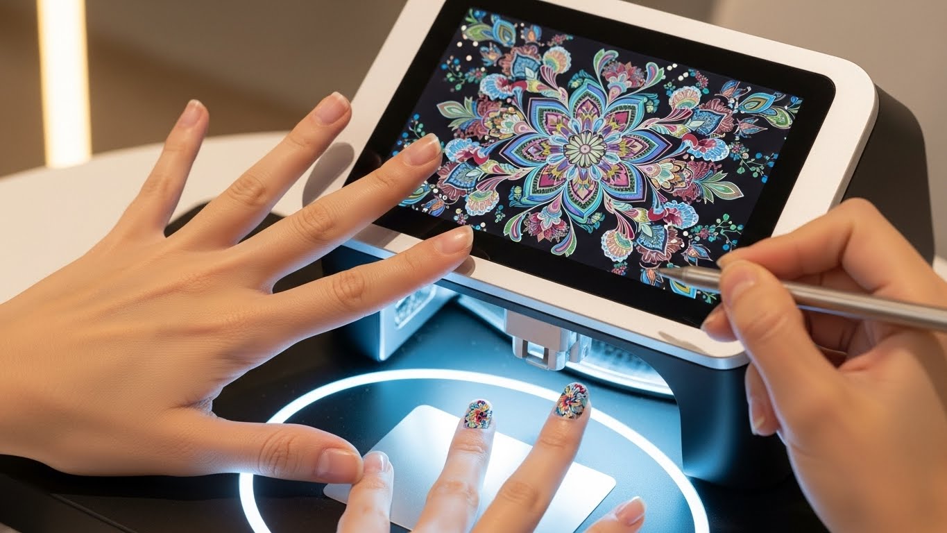 Como Usar a Impressora de Unhas com IA para Criar Designs Complexos e Personalizados