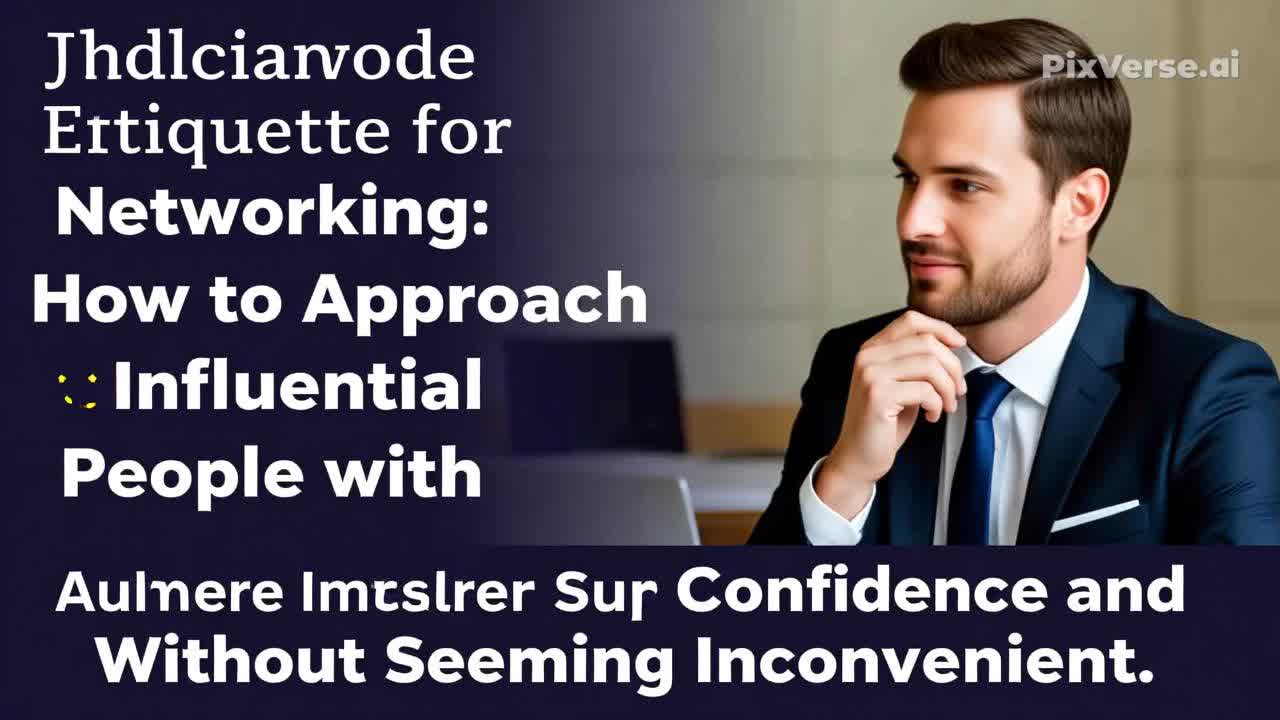 Etiqueta para Networking: Como Abordar Pessoas Influentes com Confiança e Sem Parecer Inconveniente